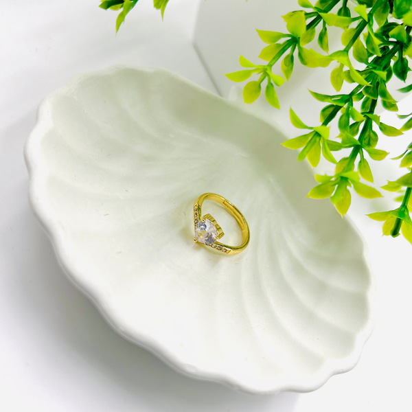 White Glint Ring