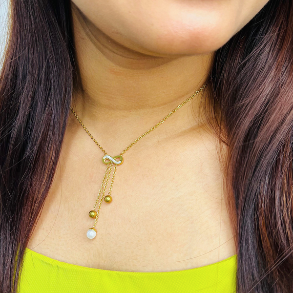 Infinity Drip Necklace