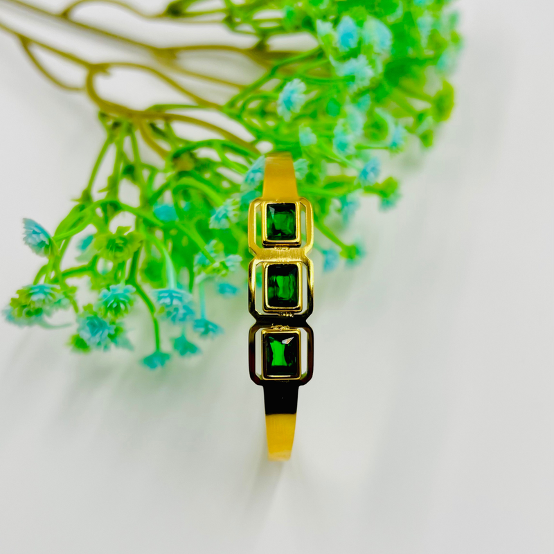 Emerald Trio Bracelet