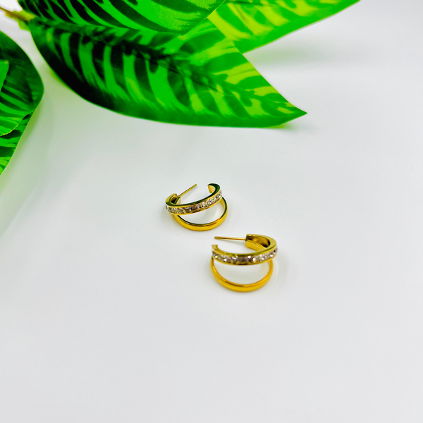 Luxe Orbit Hoops