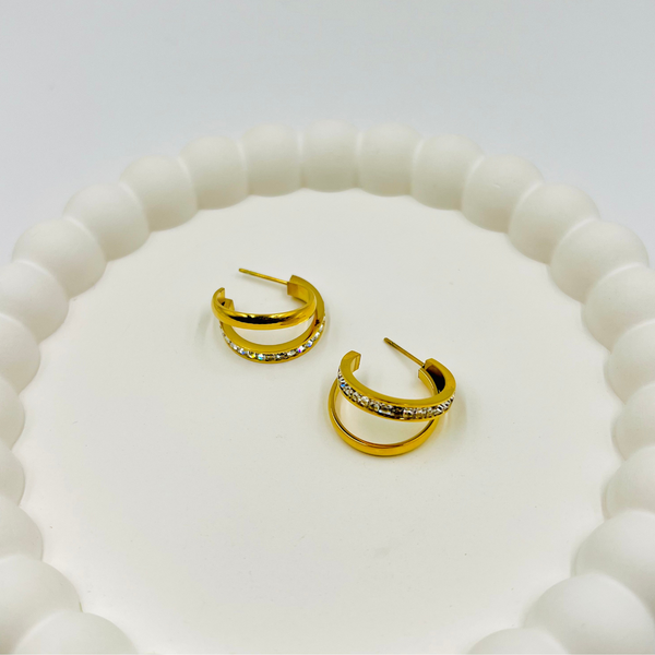 Luxe Orbit Hoops