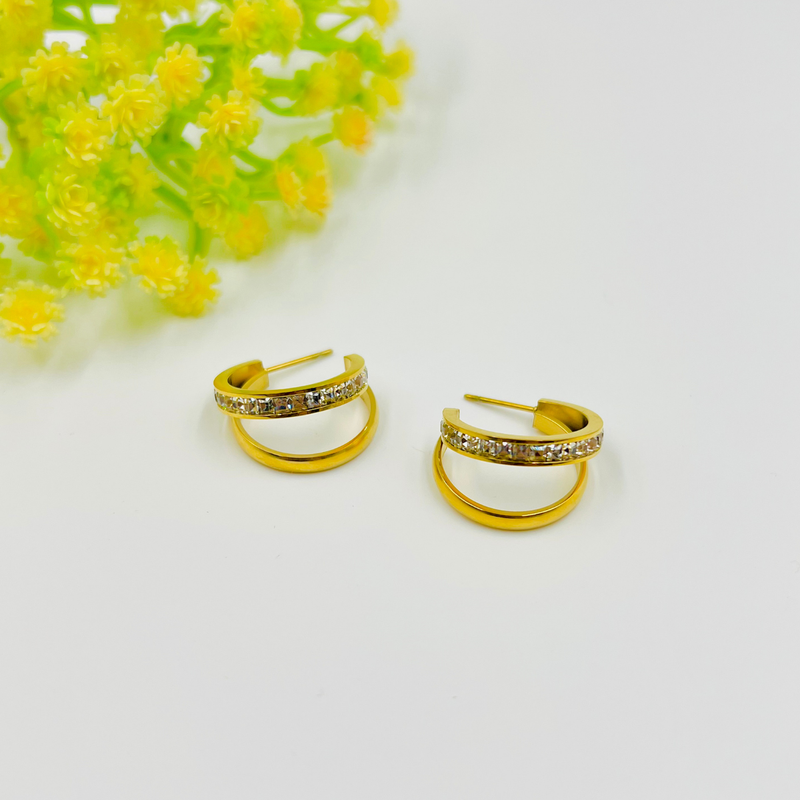 Luxe Orbit Hoops