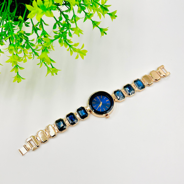 Noir Bleu Luxe Watch