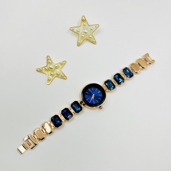 Noir Bleu Luxe Watch