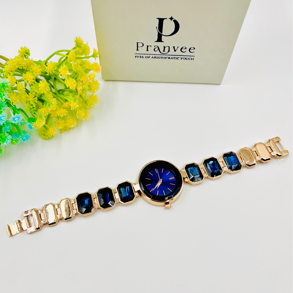Noir Bleu Luxe Watch