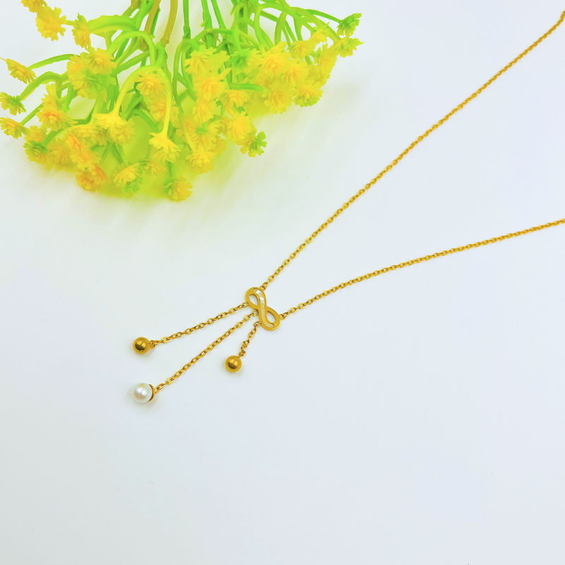 Infinity Drip Necklace