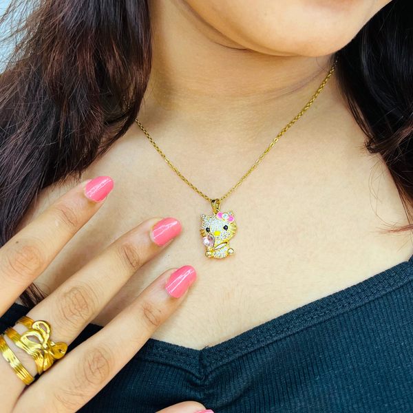 Kitty Charm Necklace 🐾