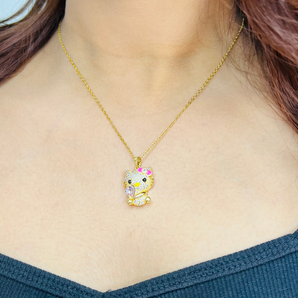 Kitty Charm Necklace 🐾