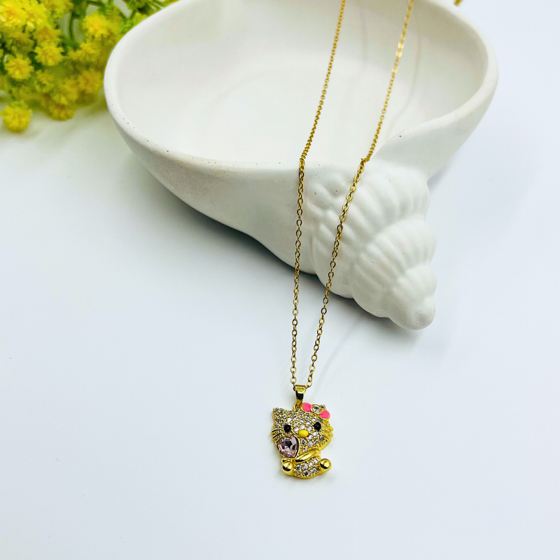 Kitty Charm Necklace 🐾