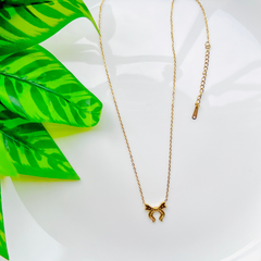 Midnight Bow Pendant