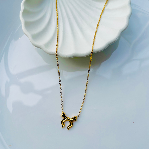 Midnight Bow Pendant