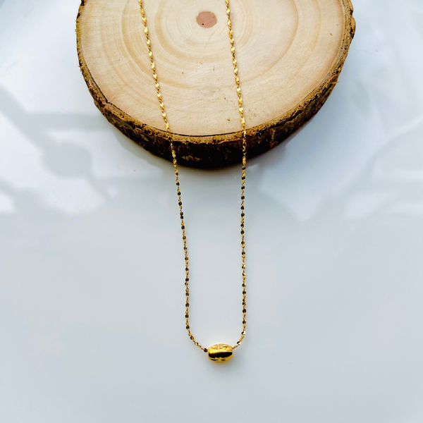 Golden Pod Necklace