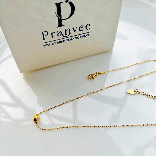 Golden Pod Necklace