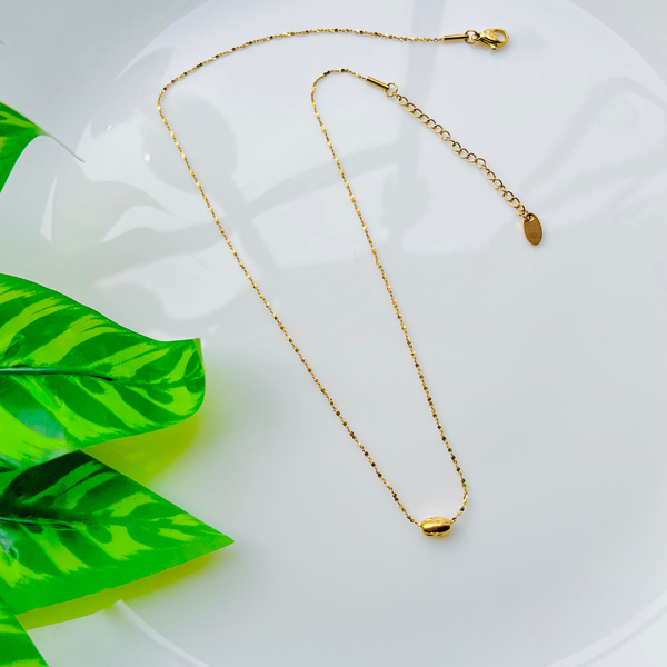 Golden Pod Necklace